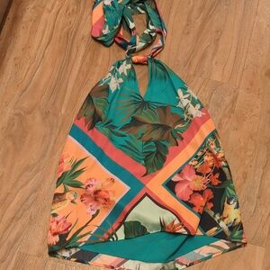INC International Concepts Teal Dress